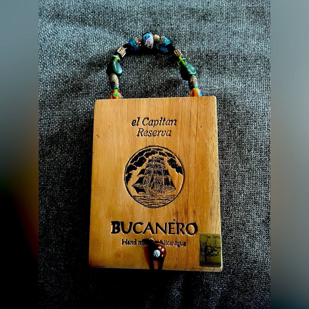 📞 Talk about unique?! Handmade Cigar Box Handpurse in cigar box size